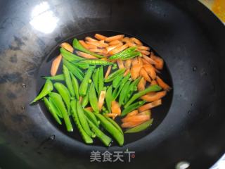 凉拌鸡肉豆角的做法步调：5