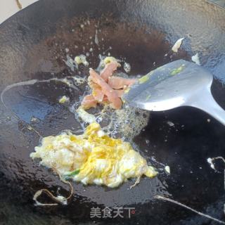 鸡蛋粗肉炒薤利剑的做法步调：7