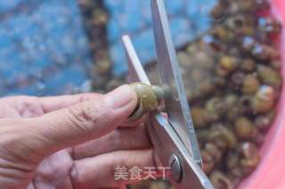 喷鼻辣田螺的做法步调：3