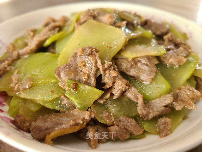 莴笋炒牛肉片的做法