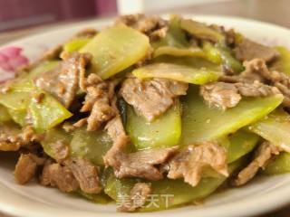 莴笋炒牛肉片的做法步调：7