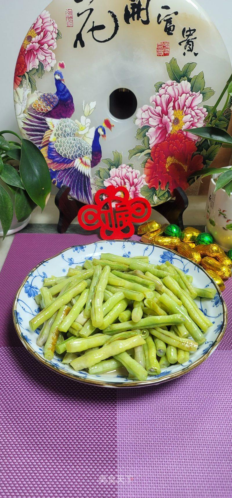 素烧利剑豆角的做法