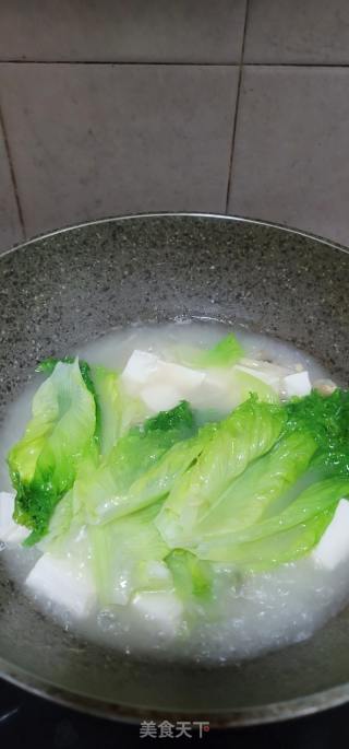 死菜豆腐浓菜汤的做法步调：10