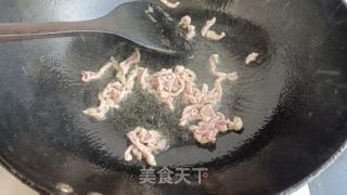 芦蒿炒肉丝的做法步调：4