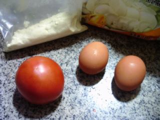 鸡蛋番茄玉米里饼的做法步调：1