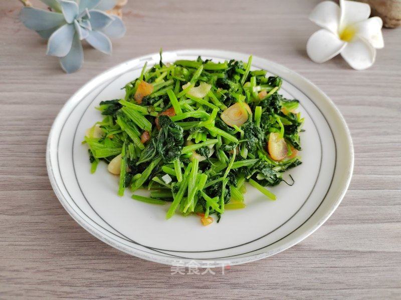 蒜喷鼻芝麻叶的做法