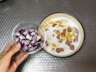 椰喷鼻北瓜鸡的做法步调：3