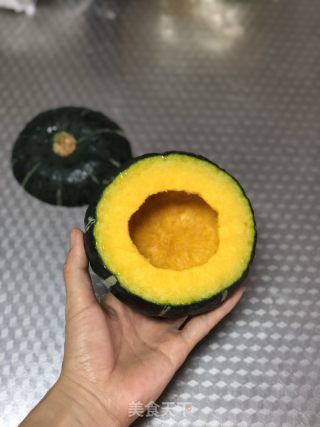 椰喷鼻北瓜鸡的做法步调：4