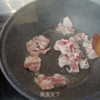 粗五花炒皱皮椒的做法步调：5