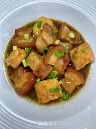 五花肉烧豆腐的做法步调：18