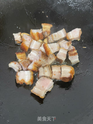五花肉烧豆腐的做法步调：7