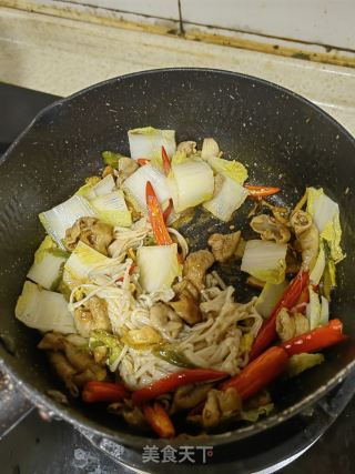 肥肠蔬菜粉的做法步调：7