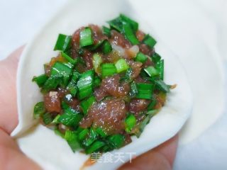 韭菜牛肉馅火饺的做法步调：7