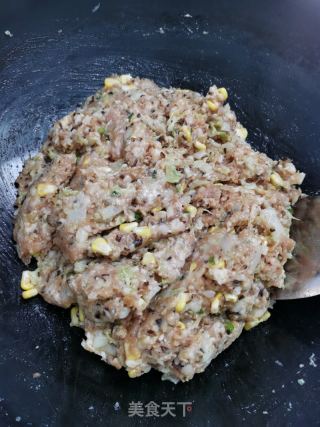 喷鼻菇猪肉利剑菜饺子的做法步调：12