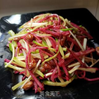 花死拌紫佳丽萝卜的做法步调：14