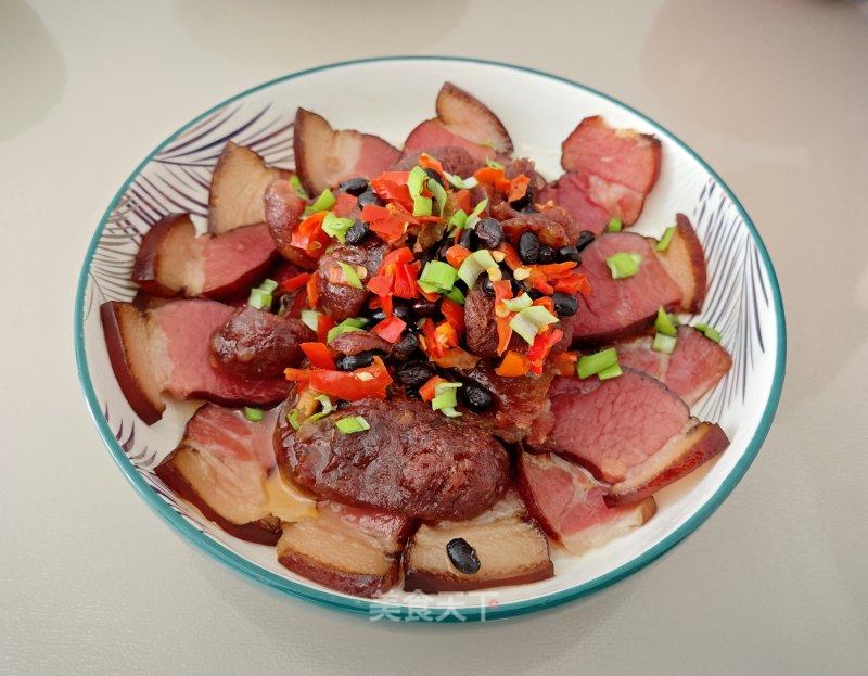 蒸腊肉香肠的做法