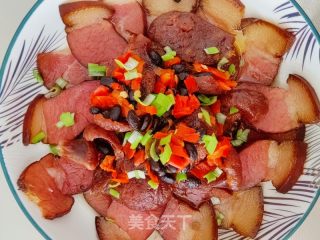 蒸腊肉香肠的做法步调：6