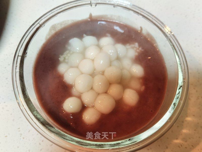 白豆沙酒酿小圆子的做法