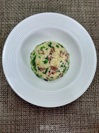 菜心牛肉炒饭的做法步调：14