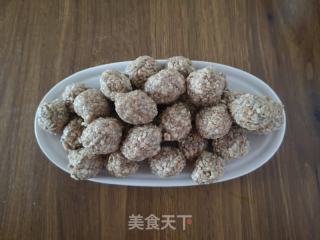 花死葵花籽仁元宵的做法步调：4