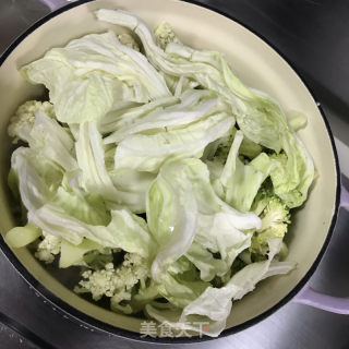低脂火煮菜的做法步调：9