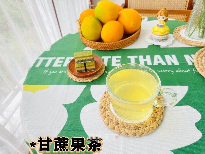 排毒养颜润肺行咳的苦蔗果茶的做法
