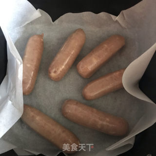 烤腊肠的做法步调：3