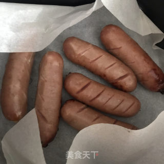 烤腊肠的做法步调：6