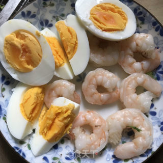 柠檬虾仁拌菜的做法步调：6