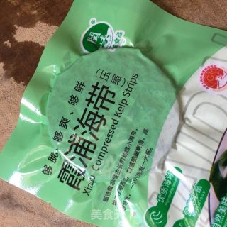 海带拌黄瓜的做法步调：1