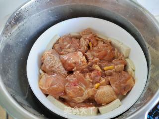豆腐蒸鸡腿的做法步调：7