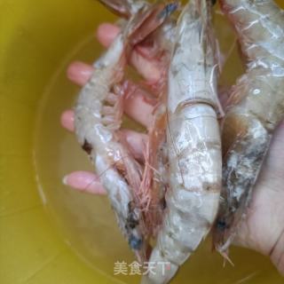陈虾时蔬炒荞麦里的做法步调：4