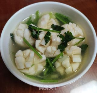 朱鱼丸喷鼻菜汤的做法步调：8