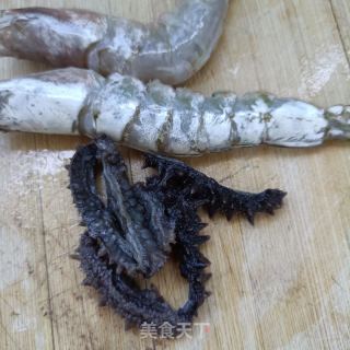 对虾海参炖藊豆的做法步调：3