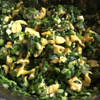 韭菜鸡蛋虾仁火饺的做法步调：5