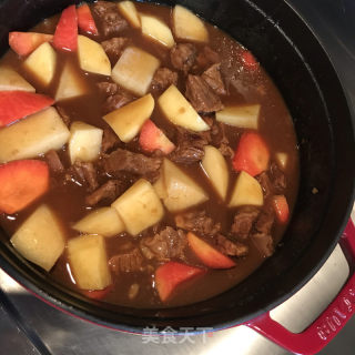 咖喱牛肉炖土豆的做法步调：8