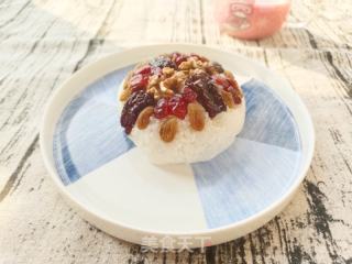 大年夜饭必备苦面椰喷鼻豆沙八宝饭的做法步调：14