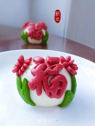 祸字馒头的做法步调：16