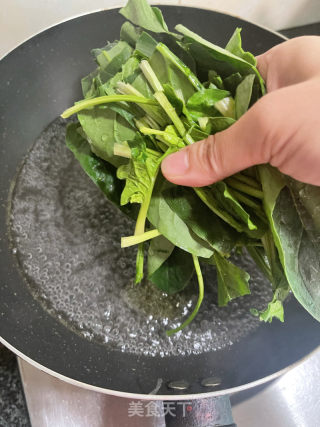 上汤菠菜的做法步调：11