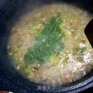 肉丁时蔬玉米粥的做法步调：17