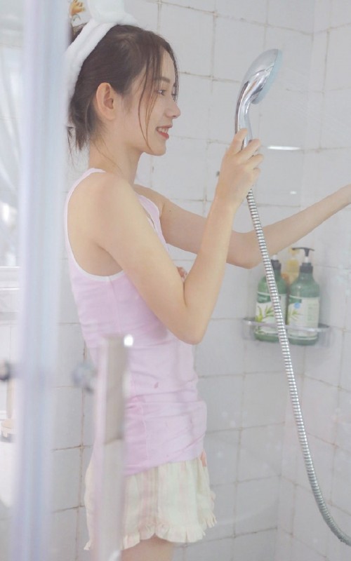 邻家少女浴室洗澡湿身原始欲望裸模人体艺术写真 (6)