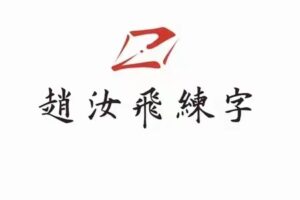 【赵汝飞】练字笔画基础课程-爱学资源网