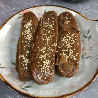 喷鼻煎年糕的做法步调：5