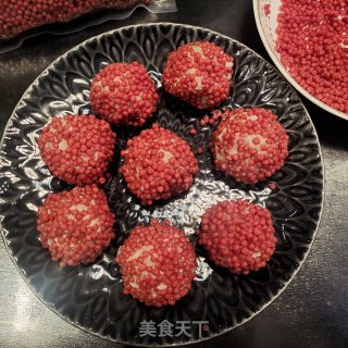 荔枝虾球的做法步调：6