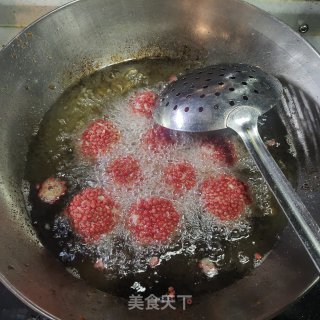 荔枝虾球的做法步调：7