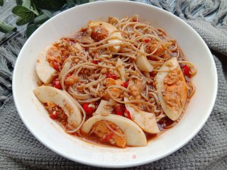 金针菇拌鸡蛋的做法步调：8