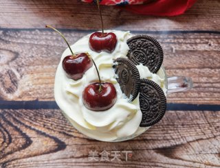 车厘子奥利奥奶油酸奶杯的做法步调：11