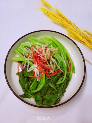 利剑灼菜心的做法步调：10