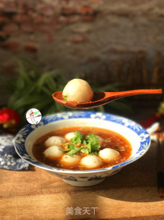 酸辣陈肉汤圆  #元宵节#的做法步调：9