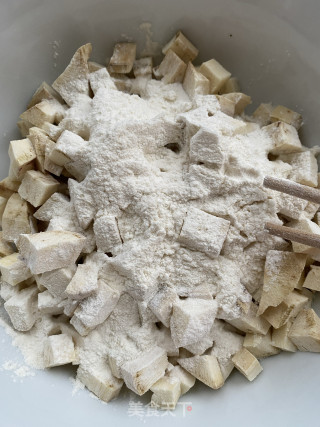 白薯烙的做法步调：3